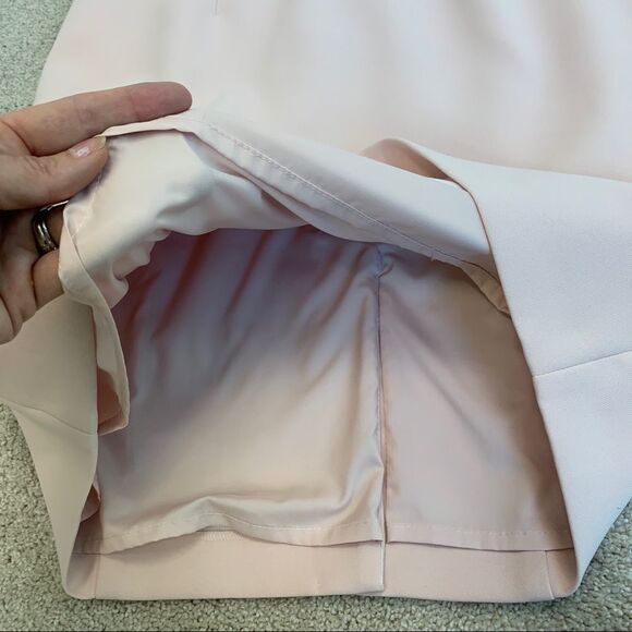 Hobbs Frida V-neck Shift Dress Pastel Pale Pink Sz 10 NWOT - Picture 10 of 17